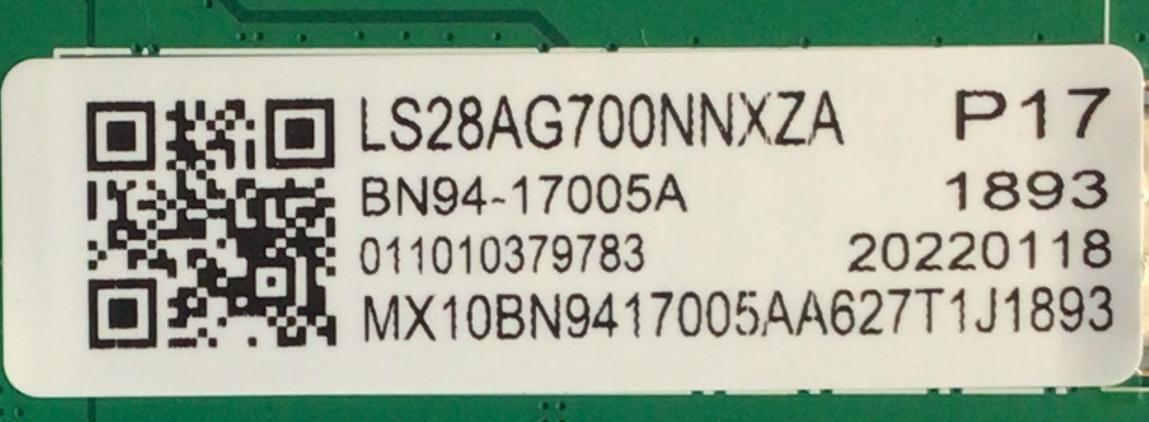 MAIN PARA MONITOR SAMSUNG / NUMERO DE PARTE BN94-17005A / BN41-02903A / BN9417005A / 17005A / BN97-18520B / MODELO LS28AG700NNXZA LA01 - Imagen 3